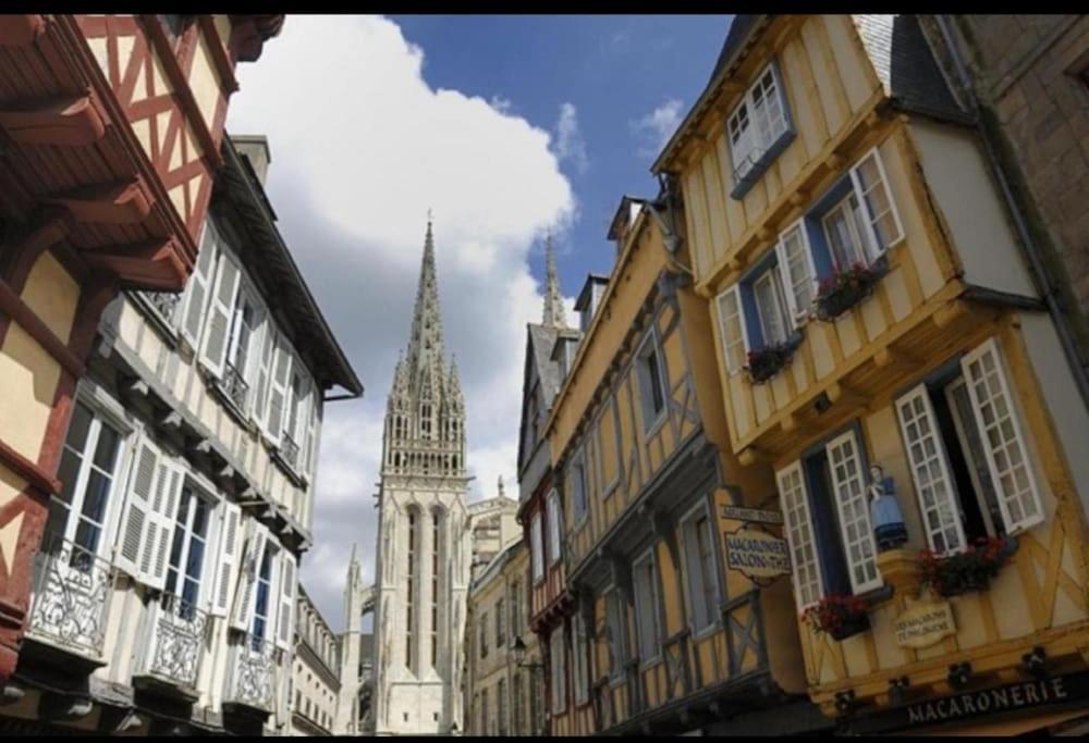 Maison Hyper Centre Ville - 4 Pers - 2 Places De Parking Gratuites Quimper Bagian luar foto